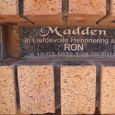 MADDEN Ron 1932-2014
