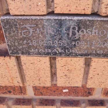 BOSHOFF Frik 1953-2009