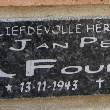 FOURIE Jan Petrus 1943-2010