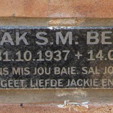 BESTER Izak S. M. 1937-2010