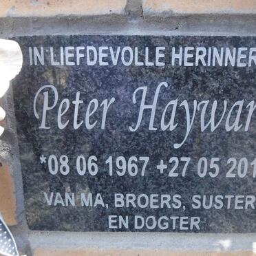 HAYWARD Peter 1967-2013