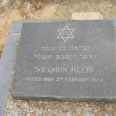 KLEIN Solomon -1974