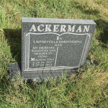 ACKERMAN Magdalena 1937-2012