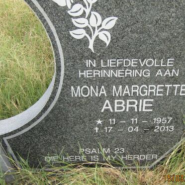ABRIE Mona Margrette 1957-2013