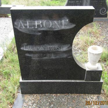 ALBONE Lilian Rose 1922-1974