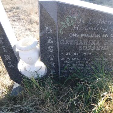 BESTER Catharina Helena Susanna 1920-2003