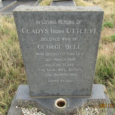 BELL Gladys nee UTTLEY -1969