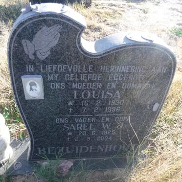 BEZUIDENHOUT Sarel W.J. 1925-2004 &amp; Louisa 1930-1996