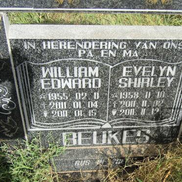 BEUKES William Edward 1955-2011 &amp; Evelyn Shirley 1958-2011