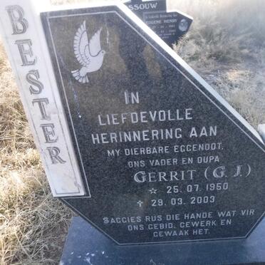 BESTER G.J. 1950-2003