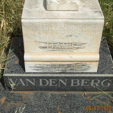 BERG Danie, van den 1955-1961