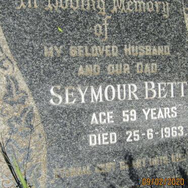 BETTS Seymour -1963