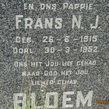 BLOEM Frans N.J. 1915-1952