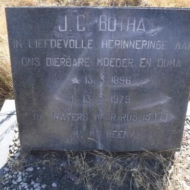 BOTHA J.C. 1896-1979