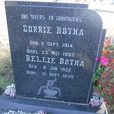 BOTHA Corrie 1914-1982 &amp; Bellie 1922-1995