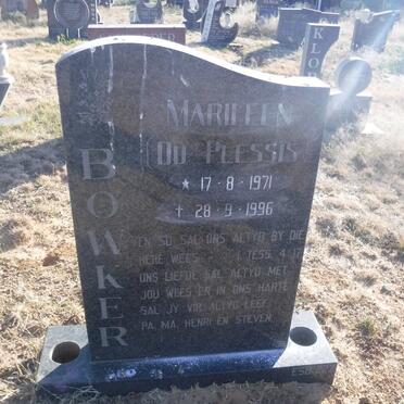 BOWKER Marileen nee DU PLESSIS 1971-1996