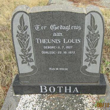 BOTHA Theunis Louis 1927-1972