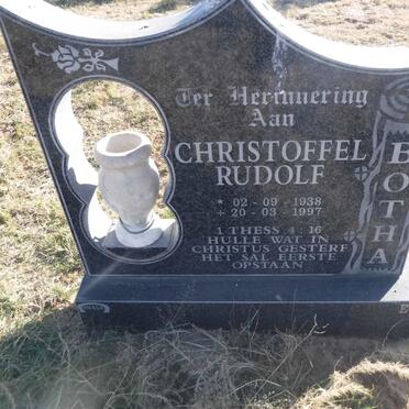 BOTHA Christoffel Rudolf 1938-1997