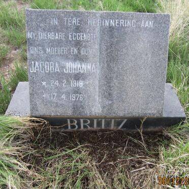 BRITTZ Jacoba Johanna 1919-1976