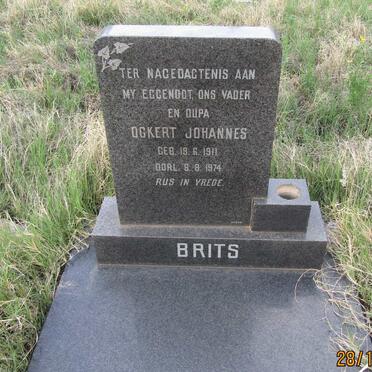 BRITS Ockert Johannes 1911-1974