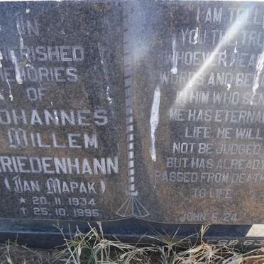 BRIEDENHANN Johannes Willem 1934-1995