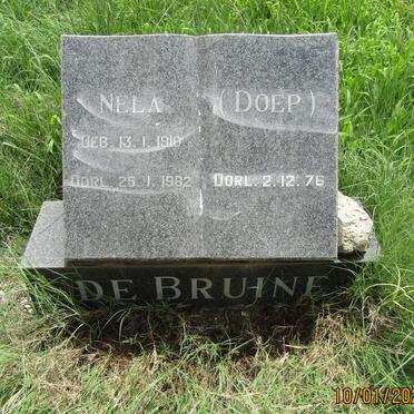 BRUINE Doep, de -1976 &amp; Nela 1910-1982