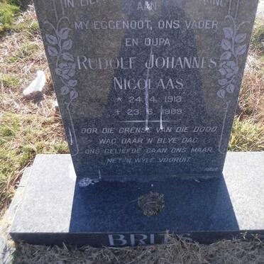 BRITS Rudolf Johannes Nicolaas 1913-1989