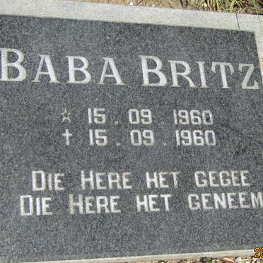BRITZ Baba 1960-1960