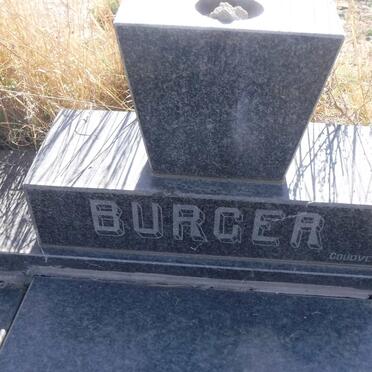 BURGER Hardus Sebastiaan 1932-1986 &amp; Sara Johanna 1932-