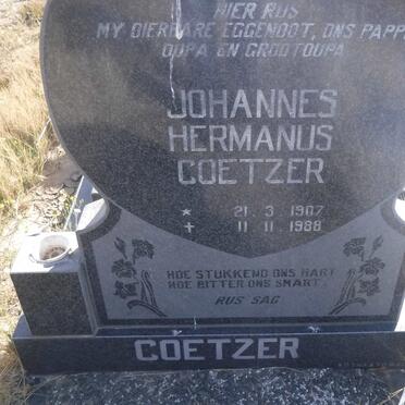 COETZER Johannes Hermanus 1907-1988