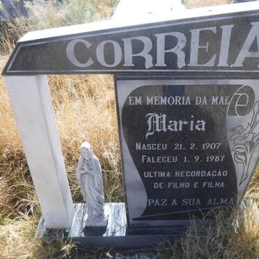 CORREIA Maria 1907-1987