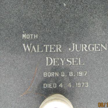 DEYSEL Walter Jurgen 1917-1973