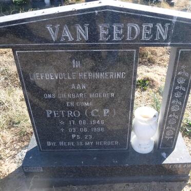 EEDEN C.P. Petro, van 1946-1998