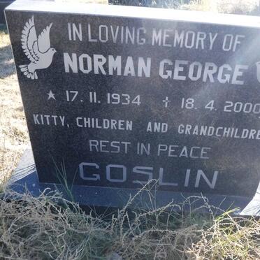 GOSLIN Norman George 1934-2000