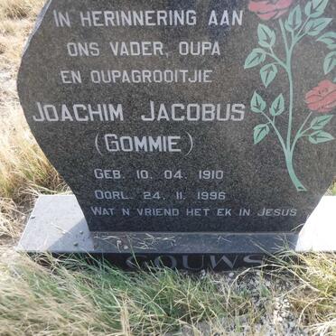 GOUWS Joachim Jacobus 1910-1996