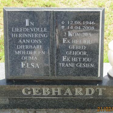 GEBHARDT Elsa 1946-2008