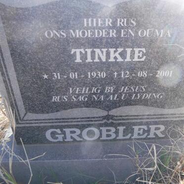 GROBLER Tinkie 1930-2001
