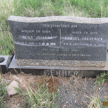 GERBER Samuel Frederick 1917-1975 &amp; Heily Johanna 1921-2010