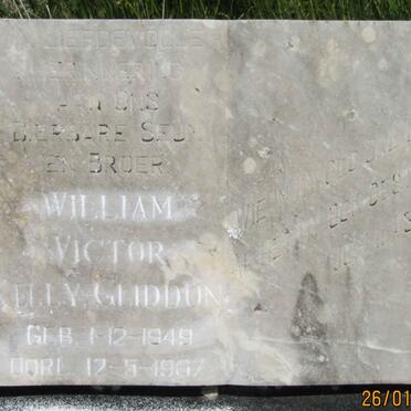 GLIDDON William Victor, KELLY 1949-1967