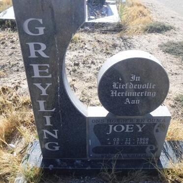 GREYLING Joey 1908-1988