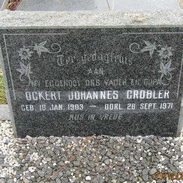GROBLER Ockert Johannes 1903-1971