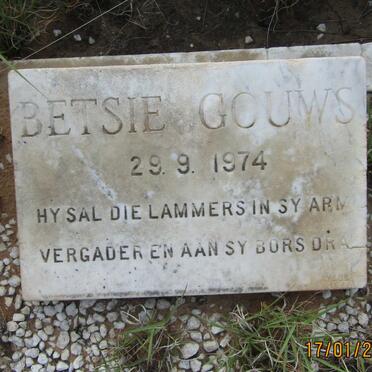 GOUWS Betsie -1974