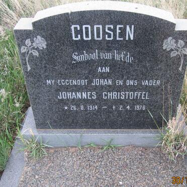 GOOSEN Johannes Christoffel 1914-1976 &amp; Helena Aletta 1918-1994