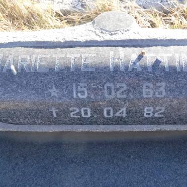 HATTINGH Mariette 1963-1982