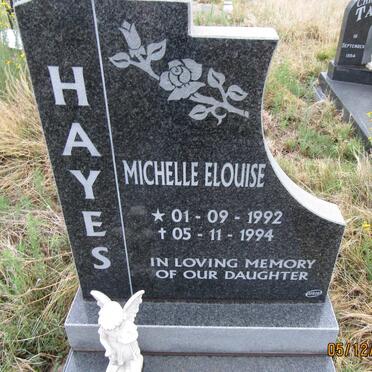 HAYES Michelle Elouise 1992-1994