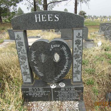 HEES George August 1927-1984 &amp; Anna Magdalena DELPORT 1932-1974