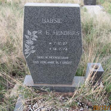 HENDRIKS R.E. 1927-1974