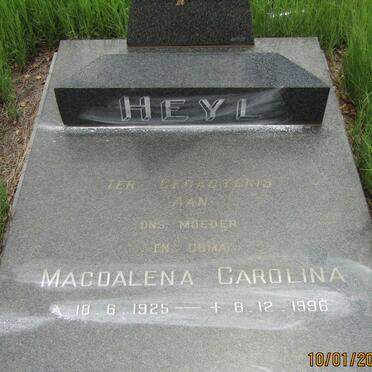 HEYL Magdalena Carolina 1925-1996