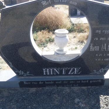 HINTZE A.H.C. 1941-1985