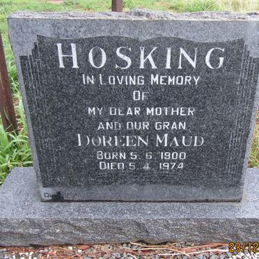 HOSKING Doreen Maud 1900-1974